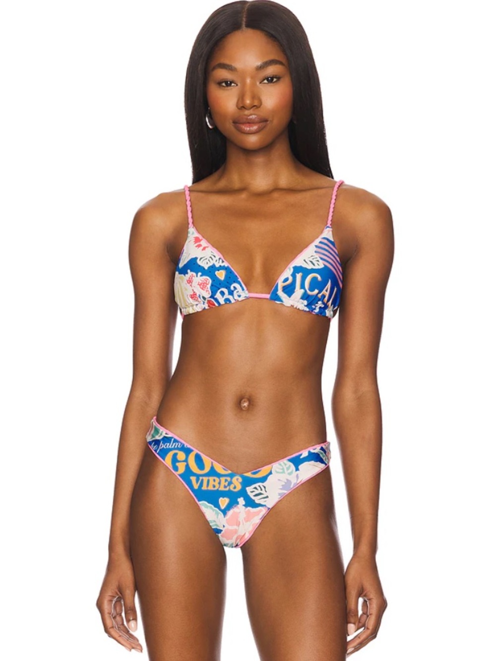 MAAJI Set - x Revolve Upbraid Bikini Top & Splendour Cheeky Bottoms - L